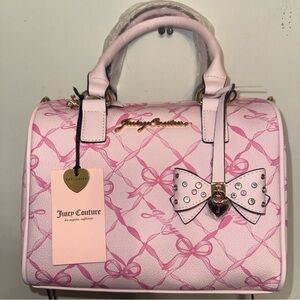 NWT Juicy Couture Lovely Bow Satchel Bag